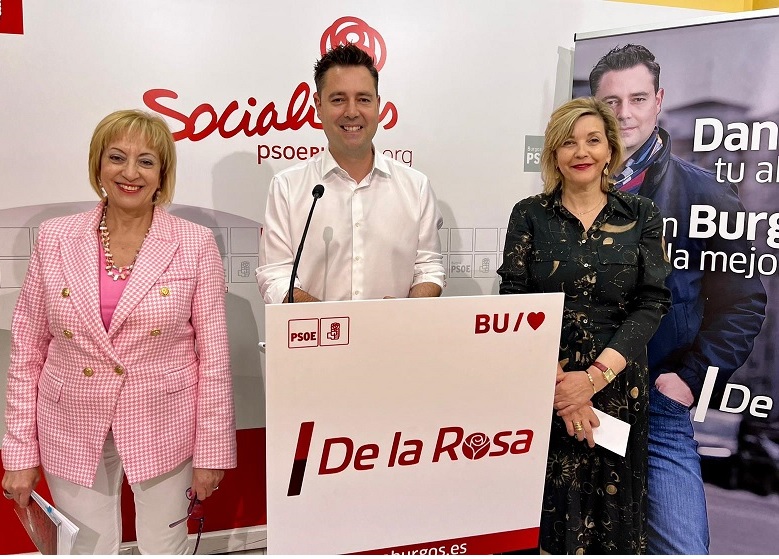De la Rosa destaca la apuesta del PSOE por las personas a través de los servicios sociales, y por un gran centro de día para mayores en Burgos